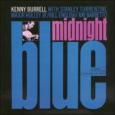 A blue and pink cover with a person playing guitar
Description automatically generated