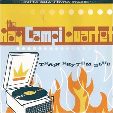 A record player on a cover
Description automatically generated