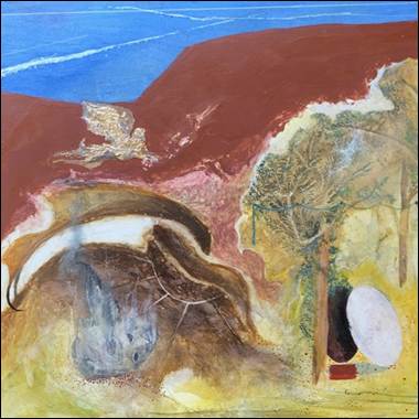 A painting of a landscape
Description automatically generated