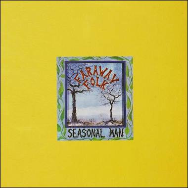 A yellow background with a picture of trees
Description automatically generated