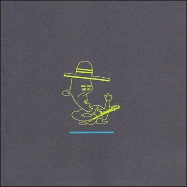 A cartoon character playing a guitar
Description automatically generated