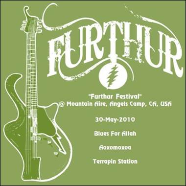 A green poster with a guitar

Description automatically generated