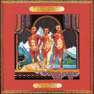 A framed picture of three men
Description automatically generated