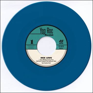 A blue record with white label
Description automatically generated