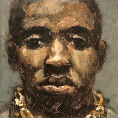 A close-up of a person's face

Description automatically generated