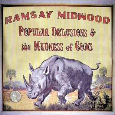 A poster with a rhinoceros and a coin
Description automatically generated