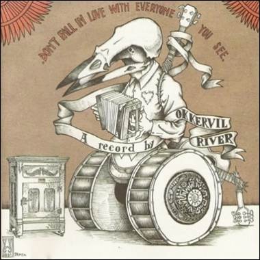 A bird with a bird head playing an accordion
Description automatically generated