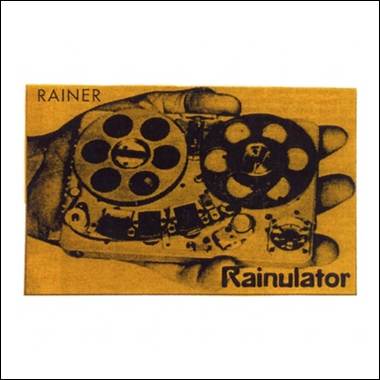 A yellow and black picture of a hand holding a device

Description automatically generated