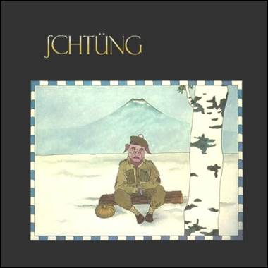 A person sitting on a log in the snow

Description automatically generated