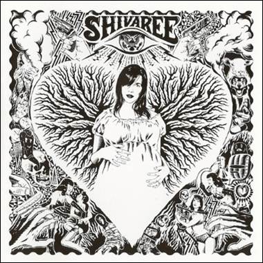 A black and white art of a person with a heart and many other people
Description automatically generated