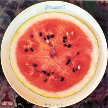 A watermelon cut in half
Description automatically generated