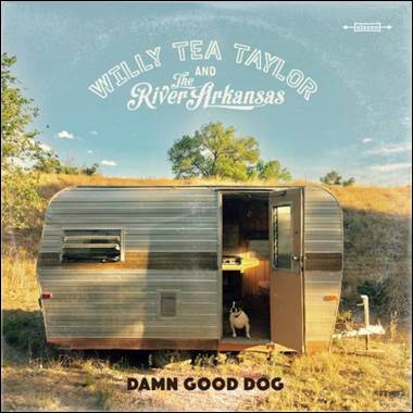 A dog standing in a trailer
Description automatically generated