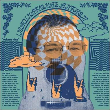 A person with glasses and a guitar

Description automatically generated