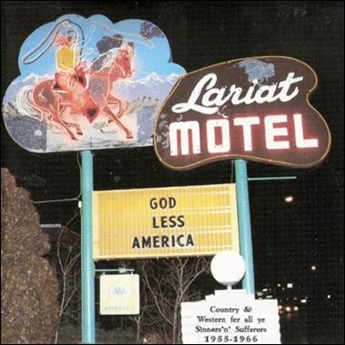 A sign board with a cowboy riding on a horse

Description automatically generated